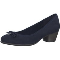 S.Oliver Damen Pumps mit Schleife Kleiner Absatz, Blau (Navy),