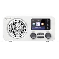 Inscabin D7 Internet DAB/DAB+ Digitalradio, Internetradio/Digitalradio mit Spotify Connect und Bluetooth (White)