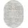 livabliss Teppich SYRACUSA, 275x200 cm, oval, Höhe: 11 mm, Vintage Orientteppich, Traditional Kurzflor Boho Wohnzimmerteppich grau