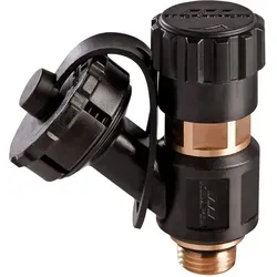 Kemper Entleerventil DN 8, für DN 15-50, Rotguss/Kunststoff