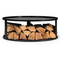 Cookking Stahl Feuerschalenbasis & Holzlager 82 Zubehör für Feuerschalen