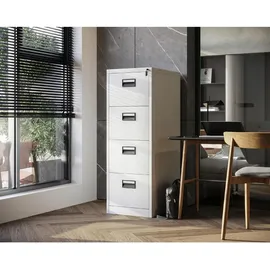 Jan Nowak V004A Aktenschrank 132 cm x 46 cm x 62 cm Grau
