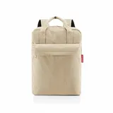 REISENTHEL® Reisetasche allday backpack M Cord Sand braun