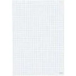 Herlitz Flipchart-Block, 20 Blatt, blanko, 680 x 990 mm 80 g-qm, holzfrei, mit Mikroperforation, gerollt - 5 Stück (10834133)
