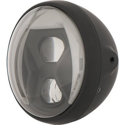 Led Scheinwerfer inkl. Kurvenlicht British Style Schwarz