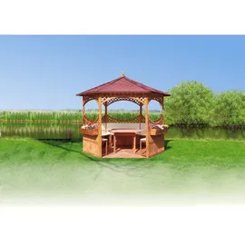 Promadino Sitz- und Rückenauflagen für Pavillon Palma (LxTxH) 130 x 80 x 3 cm