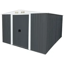 Home Deluxe Geräteschuppen Bohio XXL 2,57 x 3,13 m Grau