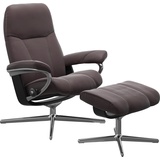 Stressless Relaxsessel STRESSLESS Consul Sessel Gr. Material Bezug, Material Gestell, Ausführung / Funktion, Maße B/H/T, rot (bordeau) Lesesessel und Relaxsessel