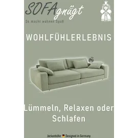 Jockenhöfer Big-Sofa JOCKENHÖFER GRUPPE "Milano XXL, B: 290 cm", beige, B:290cm T:135cm, Korpus: 100% Polyester;Kissen: 100% Polyester, Sofas, Big-Sofa, mit Zierkissen, Relaxfläche 120x240 cm, Federkern