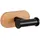 Wenko Duo Handtuchhaken Schwarz/Braun 10 x 4,5 x 6,5 cm