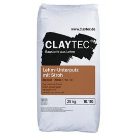 CLAYTEC Lehm-Unterputz mit Stroh 25 kg