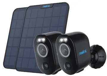 Reolink Argus Series B330-B Battery-WiFi • 2er Pack + Solarpanele