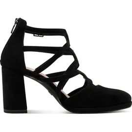 TAMARIS Damen Pumps mit Blockabsatz, schwarz, 41 EU