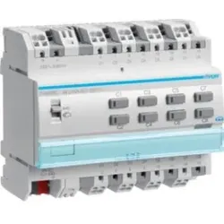 Hager TYA608C Schalt-/Jal.aktor 8/4f., 16A, Hand o. Bus