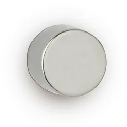 MAUL Neodym-Scheibenmagnet 10x12mm 5300g hellsilber VE=10x10 Stück