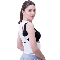 Haltungskorrektor, verstellbare, atmungsaktive, volle Rückenstütze for Frauen und Männer, aufrechter Rücken, gerader for Schlüsselbein, zur Unterstützung der Wirbelsäule, Lendenwirbelsäule, Schulterst