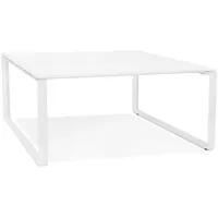 KADIMA DESIGN Bürotisch 140x140 cm | Quadratisch Modern Arbeitsfläche