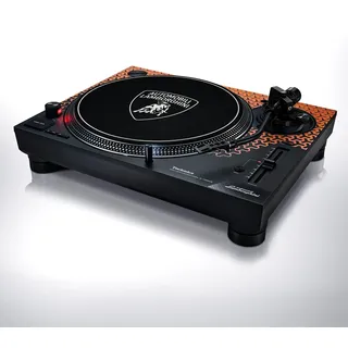 Technics SL-1200M7PED, Lamborghini Edition Direktantrieb-Plattenspieler-System, Kernloser Motor, Vinyl-Plattenspieler mit 3 Geschwindigkeiten, Nadelbeleuchtung, Orange