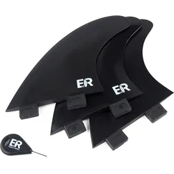 Surfboard Finnen FCS Thruster Set Medium G5 mit Fin Key EINHEITSGRÖSSE