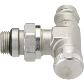 Danfoss Rücklaufverschraubung RLV 15 R 1/2 Zoll Pressfit Eck vernickelt