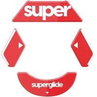 Pulsar gaming gears Superglide2 Mausfüße mit kontrollierbarer Geschwindigkeit, strukturierte