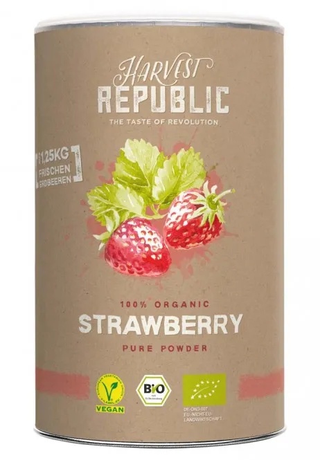 Harvest Republic Fruchtpulver Erdbeere bio