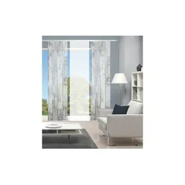 Vision Schiebegardine »LIZZA«, (3 St.), SET,SCHIEBEVORHANG,BAMBUS,DIGITALDRUCK, grau