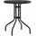 vidaXL Gartentisch Ø 80 x 72 cm Schwarz
