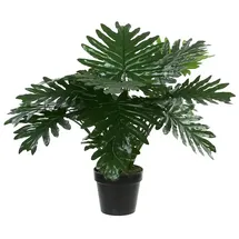 Kunstpflanze Philodendron (60 cm, Grün, Kunststoff)