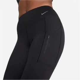 Nike Go Firm-Support Mid-Rise Leggings Schwarz XS