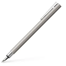 Faber-Castell 342103 - Füller Neo Slim Edelstahl, matt