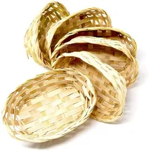 Lashuma Aufbewahrungskorb Set 6 Stück 18 x 13 x 6 cm beige