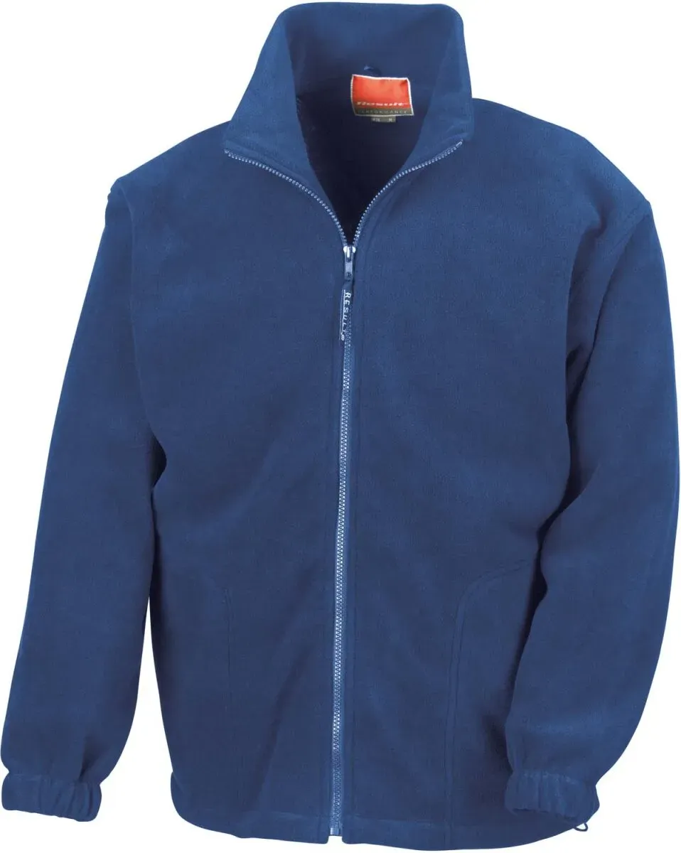 Result Herren Schwere Fleece Jacke Sweatjacke R036X royal S