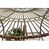 DanDiBo Ambiente DanDiBo Tisch Halbrund Wandtisch Malega 100531 Beistelltisch aus Metall 100 cm Gartentisch Halbtisch Halbrundtisch Wandkonsole Konsole Wand -