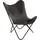 Lesli Living Buffalo Gartenstuhl 75 x 75 x 87 cm schwarz klappbar