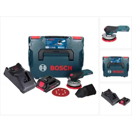 Bosch GEX 18V-125 inkl. 1x Procore Akku 4,0 Ah + Ladegerät + L-Boxx