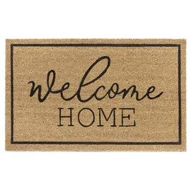 HANSE HOME Welcome Home, Scraper-Fußmatte Drinnen/Draußen Rechteckig Schwarz, Braun