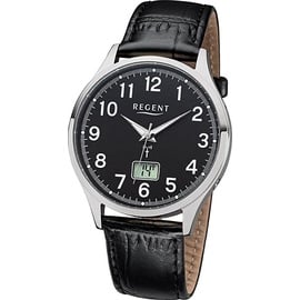 REGENT Funkuhr Regent Funkuhren schwarz extra groß (ca. 40mm) | Gr.: onesize