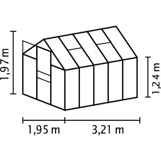 Alu grün HKP 6 mm 6,2 m2