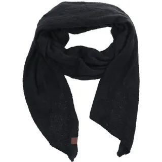 Antonio Damen Strick Schal Bouclé Black