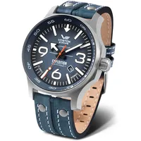 Vostok Europe Herren Analog Automatik Uhr mit Leder Armband YN55-595A638