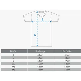 SOL ́S Sol\s - Damen V-Neck T-Shirt \"Moon\" - White / M"