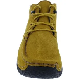 WOLKY Seamy Moc Bootie 0625311-940, Antique Nubuckleder, Mustard (senfgelb) für Damen, gelb, Größe 41 EU