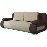 Mirjan24 Schlafsofa, Beige, Textil, 3-Sitzer, Rechteckig, 200x77x92 cm, Wohnzimmer, Sofas & Couches, Schlafsofas