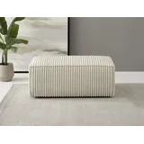 OTTO home Hocker FINNLEY Cord 102 x 42 x 69 cm Beige