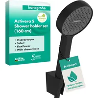 Hansgrohe Activera Select S Brausegarnitur mit Halter, 2 Strahlarten