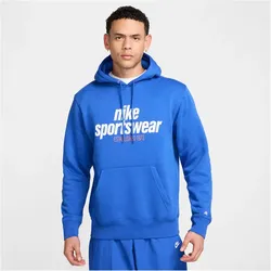 NIKE Club Fleece Hoodie Herren 480 - game royal/game royal/white XL