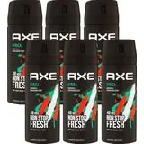 AXE Africa 6x 150ml Deospray Deo Spray Set neues Design