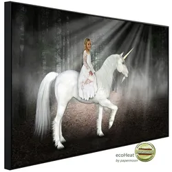 papermoon Infrarotheizung »EcoHeat - Einhorn Hoffnung Liebe Frieden«, Matt-Effekt - bunt