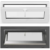 vidaXL Kellerfenster RISOR 90 x 40 cm Anthrazit